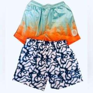 Overtime Men’s Mesh Basketball Shorts – Size Small (2 Pairs)